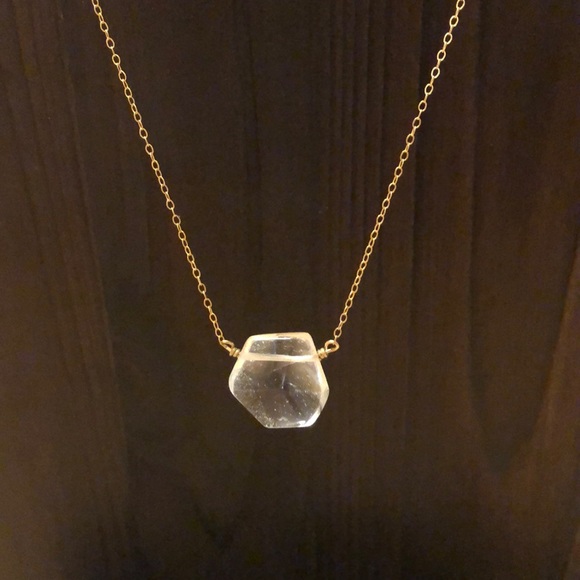 Jewelry - Quartz Drop handmade necklace